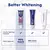 Creme dental clareador dental Crest 3D White Advanced, menta radiante, 2,4 oz