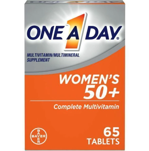 Comprimidos multivitamínicos One A Day para mulheres acima de 50 anos, multivitamínicos para mulheres, 65 unidades