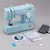 Máquina de costura mecânica portátil Brother LX3817A de 17 pontos, tamanho normal, azul-água - Usbrbox