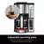 Cafeteira Ninja de aço inoxidável para 12 xícaras, jarra de vidro, CE250