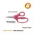 Imagem do Tesoura infantil Fiskars de 5" com ponta rosa, para crianças de 4 a 7 anos, tesoura para escola primária