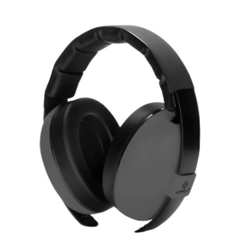 Abafador protetor auricular Safety 1st contra ruído, cinza espacial, para bebês e crianças pequenas