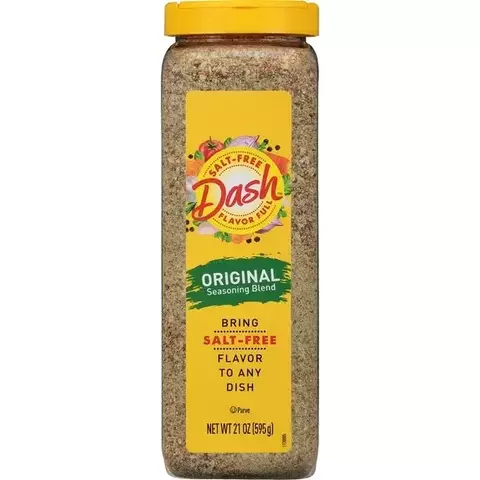Mistura de temperos Dash Original, sem sal, Kosher, coqueteleira de 21 oz 595g