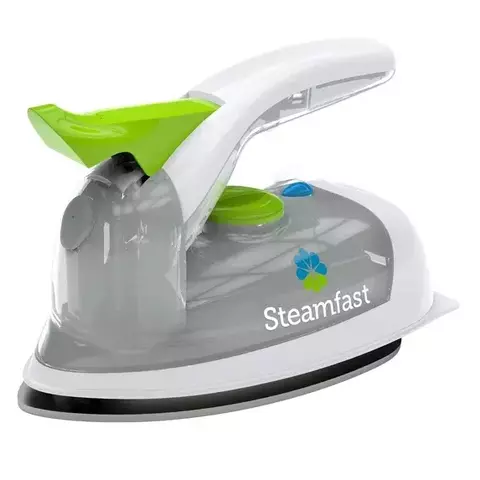Ferro de passar a vapor Steamfast SF-707 Mighty Travel com tanque de água de 50 ml, leve e compacto, cinza