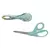 Conjunto de tesoura de costura e cortador rotativo Westcott de 8", titânio, azul, floral, pacote com 2 - Usbrbox