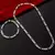 Conjunto Corrente e Pulseira 925 prata 4mm - comprar online