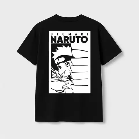 Remera Naruto Uzumaki - Negro - comprar online