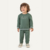 Conjunto Infantil Masculino Verde em Moletom Coloritta com Tecido Quente e Costura Reforçada - comprar online