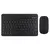 Teclado e mouse sem fio de 10 polegadas, teclado russo, francês, espanhol, port