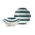 BOWL LISTRADO VERDE