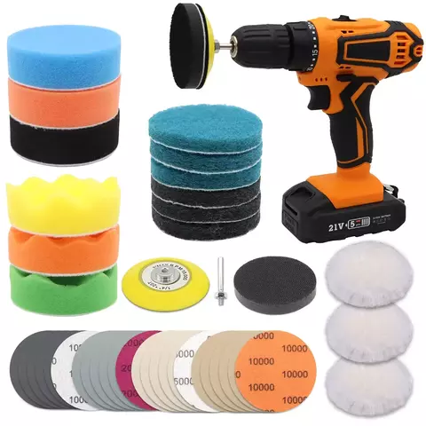 Kit Polidor de Faróis Automotivo com 41 Peças - comprar online