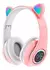 Audifono De Gatito Bluetooth Con Orejas Rgb