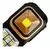 Imagen de Lámpara de Emergencia Recargable Solar 48 Led Foco Usb C Color Negro