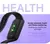 Versão global Xiaomi Smart Band 9 Active 1.47 &#39;&#39;Display Modos de vida d na internet