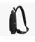 Bolsa de peito antifurto masculina, bolsa de ombro com carregamento usb, pacote