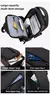 Bolsa de peito antifurto masculina, bolsa de ombro com carregamento usb, pacote na internet