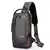 Imagem do Bolsa de peito antifurto masculina, bolsa de ombro com carregamento usb, pacote