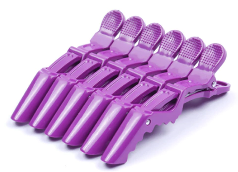 6 Unidades Presilha Prendedor Cabelo Clips Tipo Crocodilo - loja online