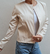 Chaqueta Saco Tipo Blazer De Cuerina Sin Cuello Dama