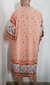 Kimomo Spolverino Saco Largo Vintage Mujer Poplin Con Tajos - tienda online