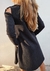 Vestido De Lanilla Aspen Con Hombros Descubiertos Cadenita - tienda online