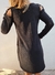 Vestido De Lanilla Aspen Con Hombros Descubiertos Cadenita - VeceraModa
