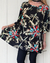 Remeron Remera Con Volados En Mangas Talles Grandes