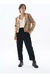 Pantalon De Vestir Mom Crepe C/bolsillos Y Elastico Mujer - comprar online