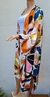 Kimono Spolverino Saco Largo Fibrana Poplin Mujer - VeceraModa