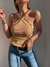 Musculosa Cruzada Delante Y Espalda Micro Morley Elastizada