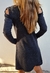 Vestido De Lanilla Aspen Con Hombros Descubiertos Cadenita - VeceraModa