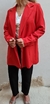 Blazer Sastrero Largo Con Botones