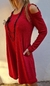 Vestido De Lanilla Aspen Con Hombros Descubiertos Cadenita - tienda online