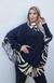 Poncho C/manga De Lanilla Frizada Overcize Mia Amplio Mujer - VeceraModa