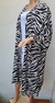 Kimono Spolverino Saco Largo Fibrana Poplin Mujer