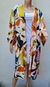 Kimono Spolverino Saco Largo Fibrana Poplin Mujer