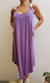 Vestido Solero Seda Fria Bretel Con Detalle De Soga Trenzada