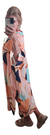 Kimono Spolverino Saco Largo Fibrana Poplin Mujer