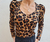 Remera Princesa Animal Print Morley Escote Corazon - comprar online
