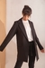 Blazer Sastrero Largo Con Botones