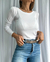 Camiseta Remera Manga Larga Mujer Modal Viscosa Tendencia - comprar online