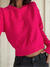 Sweater Lana Panal Mujer Pullover Tendencia