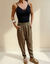 Pantalon Babucha Con Bolsillos Fibrana Poplin Dama