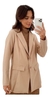 Blazer Sastrero Largo Con Botones en internet