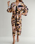 Kimono Spolverino Saco Largo Con Lazo Fibrana Maxi