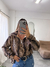 Buzo Animal Print Piel Interna Cierre Largo Hasta El Cuello - tienda online