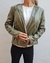 Chaqueta Saco Tipo Blazer De Cuerina Sin Cuello Dama