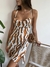 Vestido Solero Juvenil Escote Buche Espalda Descubierta - comprar online