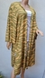 Kimono Spolverino Saco Largo Fibrana Poplin Mujer