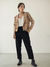 Pantalon De Vestir Mom Crepe C/bolsillos Y Elastico Mujer